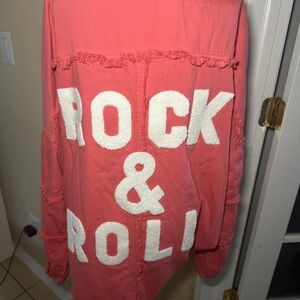 Rock n roll pink shirt by elan